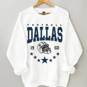 1960 Dallas Cowboys Football Sweatshirt, Trendy Dallas Football Fan Gift